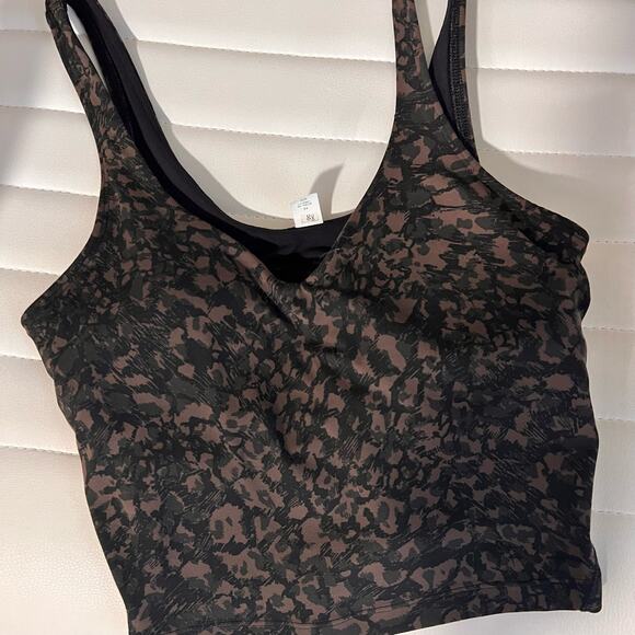 Lululemon Align Tank Wild Thing Camo Brown Earth Multi Size 4 - Picture 5 of 10